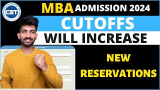 MBA Cutoffs will Increase this Year  Mba Cet Admission Process 2024 [upl. by Entirb346]