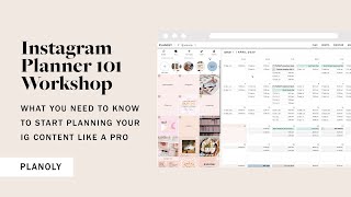 PLANOLY Instagram Planner 101 Everything You Need to Know to Get Started [upl. by Mcwherter420]