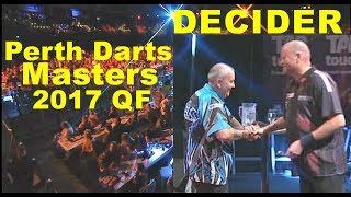 Taylor V van Barneveld QF Decider 2017 Perth Darts Masters [upl. by Fifi]