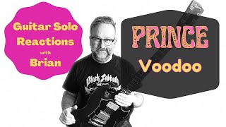 GUITAR SOLO REACTIONS  PRINCE  Voodoo [upl. by Marb]