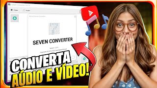 COMO CONVERTER VÍDEO E ÁUDIO SEM PERDER QUALIDADE 100 GRÁTIS [upl. by Nolham159]