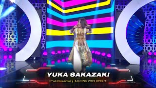 Yuka Sakazaki Entrance  AEW Collision April 06 2024 [upl. by Stallworth283]