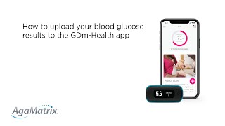 Agamatrix WaveSense JAZZ WIRELESS meter  How to upload your blood glucose results to GDmHealth [upl. by Abroms]