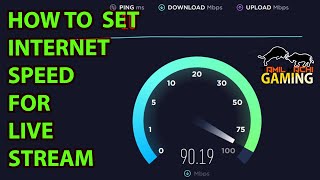 HOW TO SET INTERNET SPEED FOR LIVE STREAM  PUBG MOBILE [upl. by Jakie]