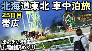 【25日目】おっさんとチワワの北海道東北車中泊旅。帯広周辺を観光。広尾線駅めぐり、ばんえい競馬など。 [upl. by Diane]