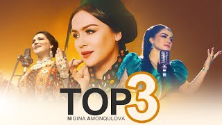 Nigina Amonqulova   Top 3 Music Videos [upl. by Dalila45]