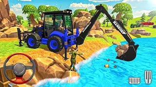 JCB 3DX BACKHOE LOADER BUS SIMULATOR INDONESIA DRIVING LIVE STREAM [upl. by Aekin]