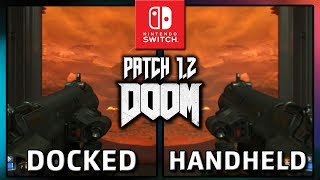 DOOM  Docked Vs Handheld  Patch 12 Frame Rate TEST on Nintendo Switch [upl. by Hodge]