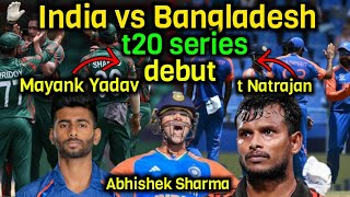 India vs Bangladesh T20 Series in Yuva Khiladi Ka Hoga debut [upl. by Suneya]