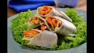 Burrito de Pollo Búfalo con Aguacate [upl. by Mercado]