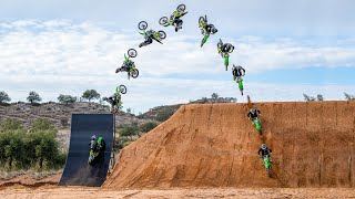 Monster Energy  Axell Hodges Worlds First AlleyOop on a Quarter Pipe [upl. by Ulises]