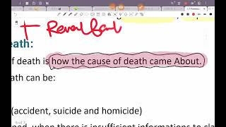 L1  Medicolegal Aspect of Death  Forensic 41 [upl. by Barbee]