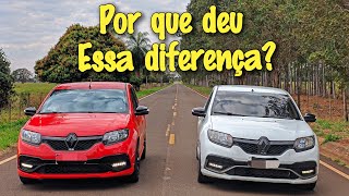 SANDERO RS vs RS GASOLINA vs ETANOL VEJA A DIFERENÇA [upl. by Stevy]