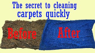 Top the secret to cleaning carpets quickly [upl. by Keeton]