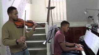 Ave Maria by Schubert  violin and piano by two brothers Johann and Josef Schymanski [upl. by Stearne28]