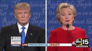 FULL Fiery Presidential Debate  Donald Trump vs Hillary Clinton [upl. by Lekram130]