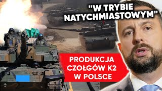 Przełom ws czołgów K2 Szef MON potwierdza Będzie produkcja w Polsce [upl. by Tufts]