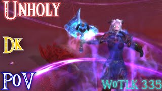 Unholy Death Knight in Icecrown Citadel  The Ruby Sanctum 25 Heroic [upl. by Jessabell]