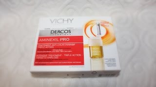 Борюсь с выпадением волос  Vichy Aminexil Pro [upl. by Fredelia]