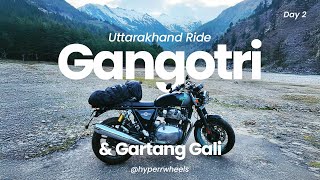 Gangotri amp Galtang Gali Riding Through the Himalayas  A Thrilling Motorcycle Ride  Interceptor 650 [upl. by Mun]