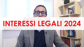 Il nuovo tasso di interesse per chi ha una causa in corso [upl. by Nirrol]