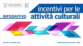 Attività culturali bandi per il 2025 della Regione Autonoma Friuli Venezia Giulia [upl. by Salokin]