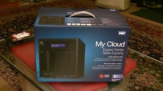 Unboxing Western Digital WD My Cloud EX4100 4 bay NAS [upl. by Haimirej]