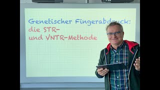 Der genetische Fingerabdruck die STR und VNTRMethode mit Übungsaufgabe [upl. by Dlared]