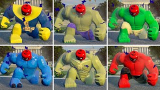 All Big Fig Character perform SpiderMan transform animation in LEGO Marvels Avengers [upl. by Traggat]