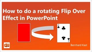 How to do a rotating Flip Over Effect in PowerPoint [upl. by Tipton]