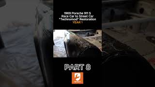 PART 8  1969 Porsche 911 S Race Car to Street Car Restoration  shorts porsche restoration [upl. by Ariem]