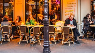 A Look At The Parisian Cafe Scene Paris France [upl. by Nwahsyd538]