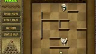 Mummy Maze Deluxe WalkThrough Part 1 [upl. by Cheney304]