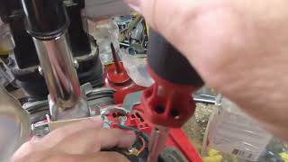 How to replace the ON and OFF Switch on a Sanitaire Upright Vacuum Cleaner [upl. by Lemej]