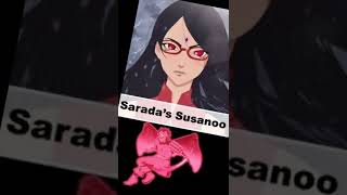 Saradas Susanoo short sarada susanoo boruto [upl. by Gnuy]