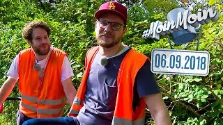 EisenbahnDraisine fahren mit Etienne amp Florentin  MoinMoin mit Etienne amp Florentin [upl. by Letnuahc]