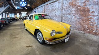 1973 Volkswagen Karmann Ghia Convertible Walkaround amp Cold Start SOLD at McGinty Motorcars [upl. by Inaleon46]