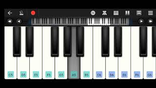 unnai naan mobile piano cover mobilepiano piano music [upl. by Christianson353]