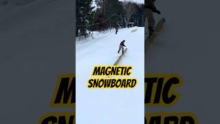 SNOWBOARD WITH MAGNETS snowboarding extremesport [upl. by Lehrer455]