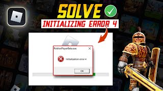 How To Fix Roblox Initialization Error 4 in Windows  Roblox Initialization Error [upl. by Nojad405]