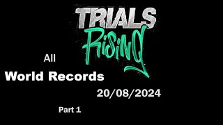 All Trials Rising World Records 20082024 Part 1 [upl. by Latrina]