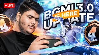 FINALLY BGMI 30 UPDATE IS HERE😱  LETS EXPLORE  BGMI LIVE  ROAD TO 200K  HYDRA MASTIZONE [upl. by Ruenhs]