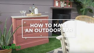 How To Create An Outdoor Bar  Cuprinol UK [upl. by Oisacin949]