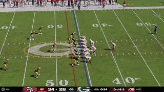 NFL Week 12 Football  San Francisco 49ers at Green Bay Packers [upl. by Etiuqal]