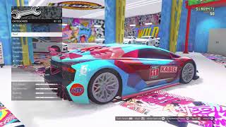 Pegassi Zentorno vehicle Customization in my Auto Shop GTA Online [upl. by Annirok410]