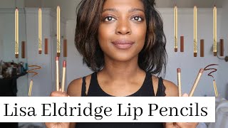 New Lisa Eldridge Shade and Sculpt Lip Pencils Review  3W 2N 3N [upl. by Ahsilrak556]