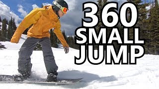 How To Front 360 a Small Jump  Snowboard Tricks [upl. by Errol]