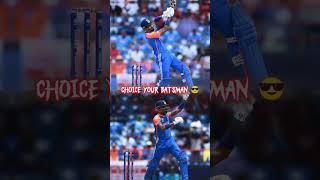 Choice your batsman reelsfeed reelsinstagram reelscricket reelsinsta reelsviral reels [upl. by Gona]