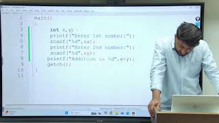 Lecture 3 C Data Types  Size  scanf function  format specifier  Addition of 2 numbers  Vikas [upl. by Obel]