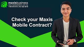 maxis onehub business login check mobile number balance of contract [upl. by Namyl]